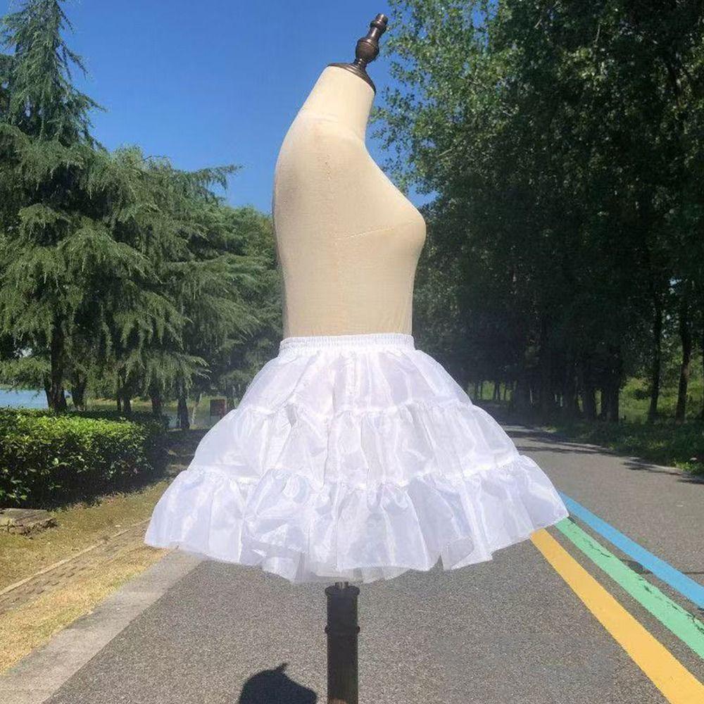 Without Hoop Underskirt Crinoline Lolita Crinoline Skirt Fashion Petticoat  Women Girls