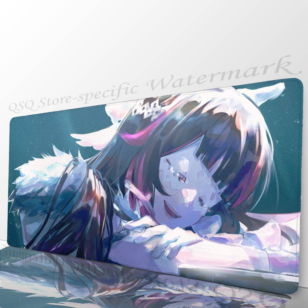 Anime Columbina G-Genshin Impact Mousepad Non-slip Suitable For Office Computers Laptops E-sports Game Desk Mats XXL Keyboard