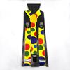 Clown Print Suspender Bowtie Set Fashionable Polyester Suspenders Belt for Enhancing Everyday and Event Look