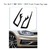 Für Golf 7 MK7 2014 2015 2016 2017 2018 2019 Frontstoßstange Nebelscheinwerfergitter Augenbrauenabdeckung Dekoration Zubehör