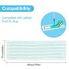 Leifheit Ultra-Fine Mop Head Replacement Cloth with Snap Button