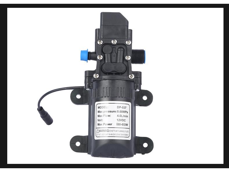 12V Portable Electric Car Washer with High-Pressure Water Gun