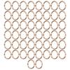 50Pcs Metal Rings 15x3mm Iron Material Sturdy Durable Multifunctional Exquisite O Rings MetalGold