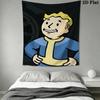Cartoon Fallout Pattern Home Decor Tapestry, Wall Hanging, Decorative RV Wall Cloth.XGT0914065