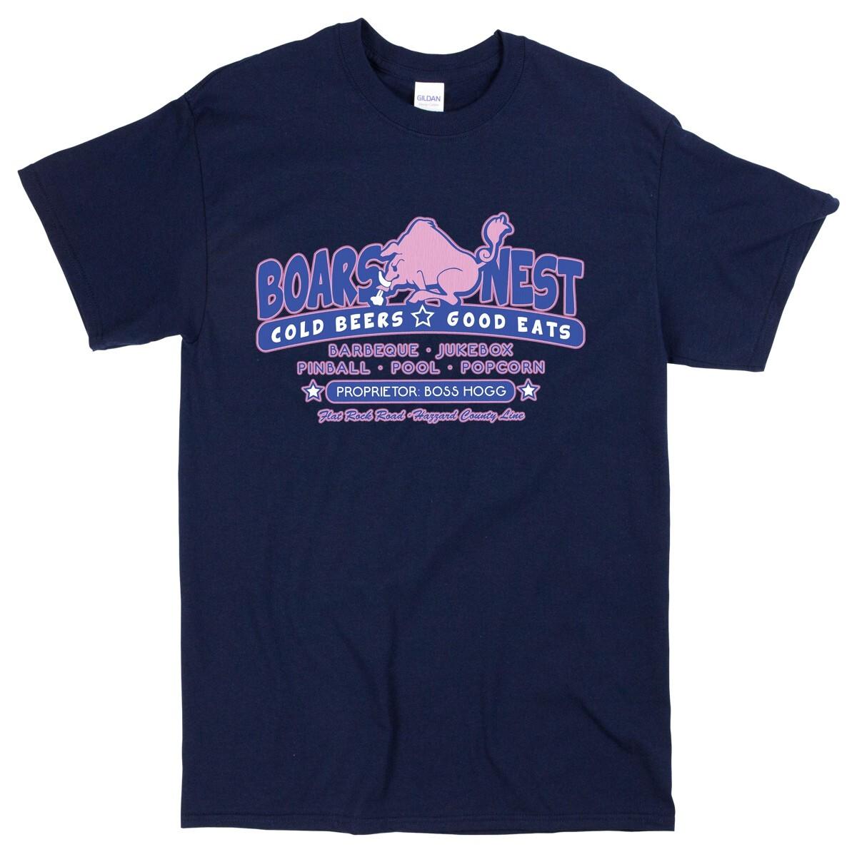 Dukes of Hazzard Boars Nest T-shirt Retro Classic USA TV Show 80s Tee Shirts XXL