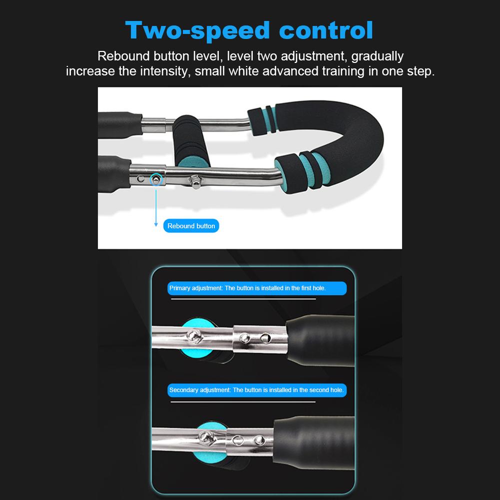 Twister Arm Exerciser U-Shaped Chest Expander Arm Strength Trainer Adjustable Resistance Chest Exerciser Workout Equipment
