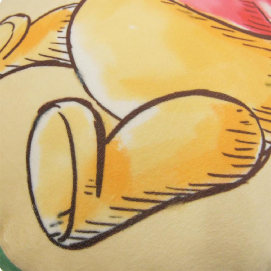 Marushin Disney Winnie the Pooh Slowly Picnic Cute Interior Birthday 2215047200 Die-Cut Cushion, Decor, Gift,