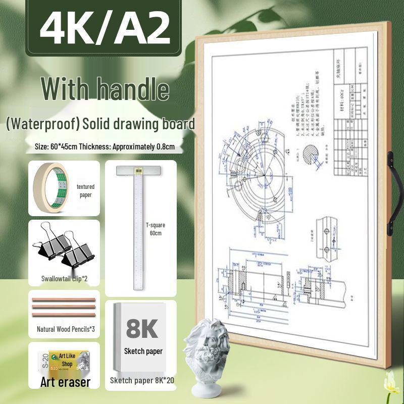 A1/A2/A3 Solid Drawing & Handwriting Board for Designers - Free Shipping