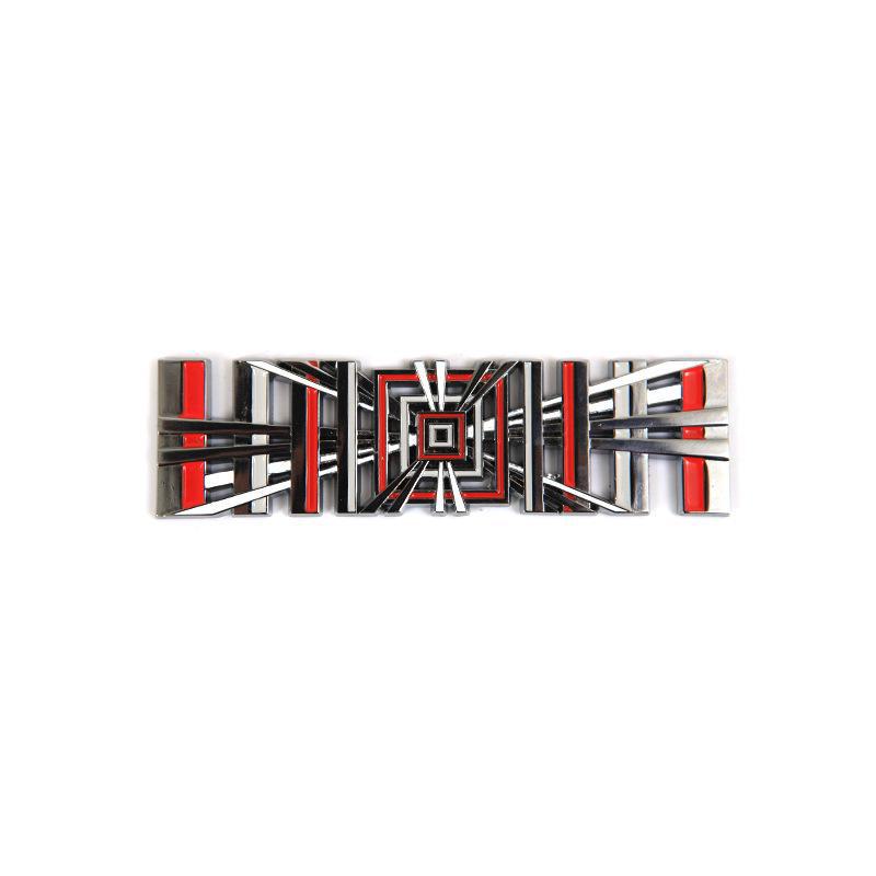 Tesla Model 3/Y/S/X Metal Letter Tail Plaid Label Accessory