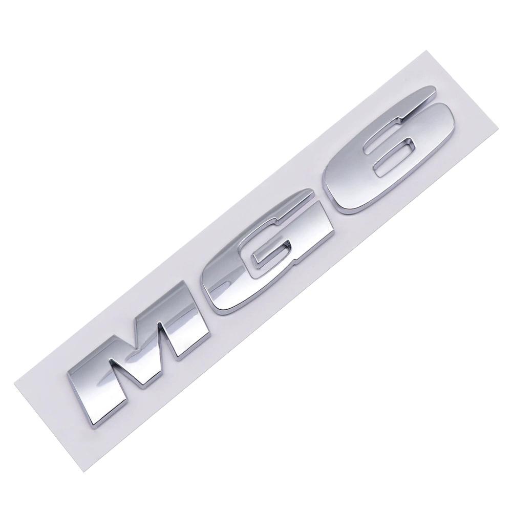 1Pc MG Car Rear Trunk Sticker ABS Material Emblem Decal for GT MG6 MG5 Logo Models - OEM Style Exterior Body Badge