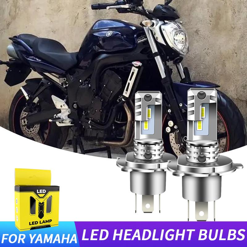 

2PCS H4 9003 HB2 LED Headlight Bulbs For Yamaha FZ6N High Low Beam 12000lm CANbus Error Free Motorcycle Lights Lamp Moto Parts