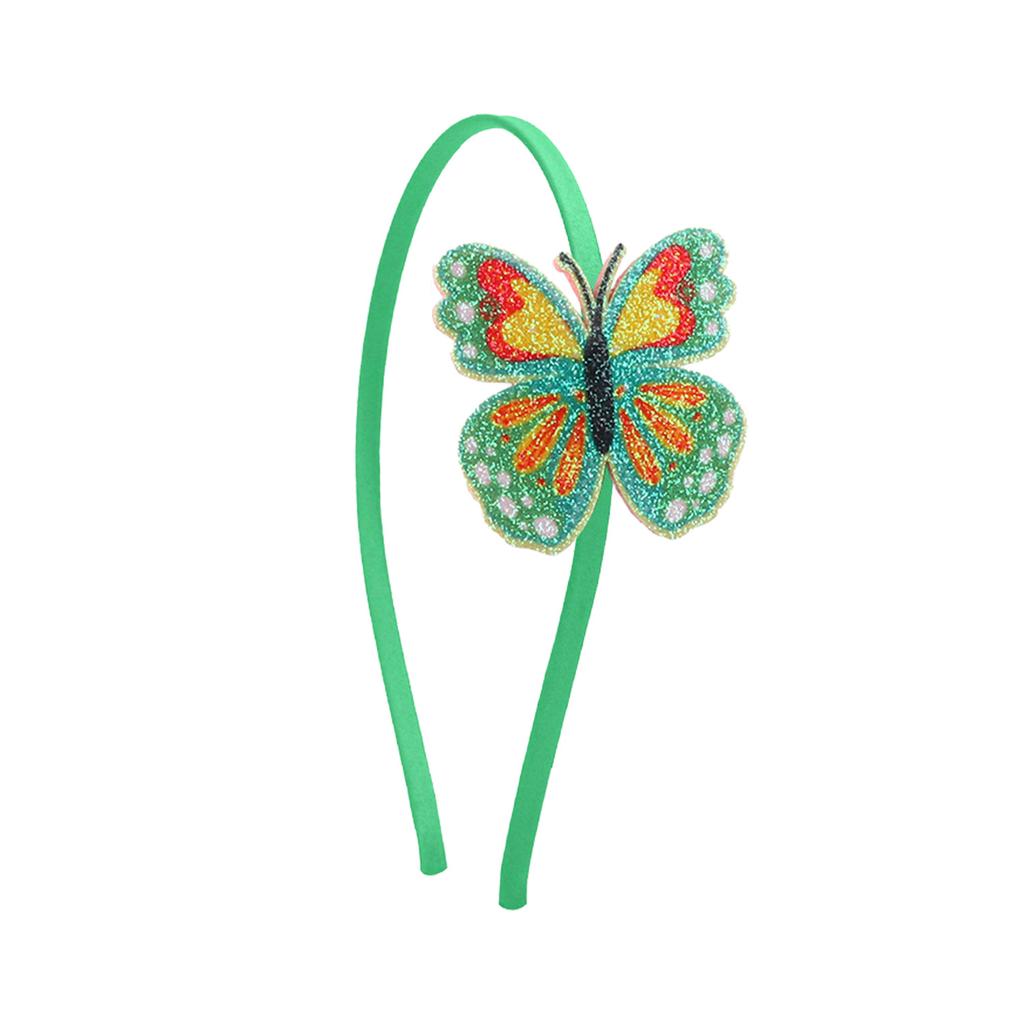 1Pcs Children Cute Butterfly Cartoon Hairbands Headwears Girls Lovely Hair Hoop Sequin Headbands Kids Hair Accessories