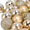 Ornement de Noël - AIMOONSA - 36 pièces - Incassable en PVC - Ø4 cm - 6 styles
