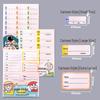 Waterproof Cartoon Name Stickers for Students - Self-Adhesive, Anti-fouling Labels for Handwritten Marking