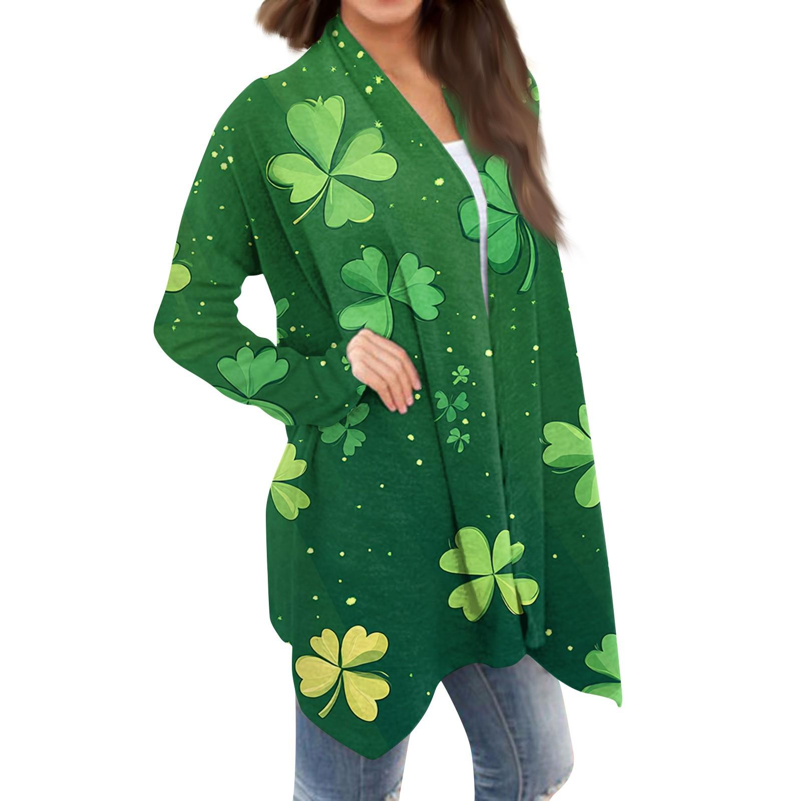 

Жіноча модна повсякденна різдвяна куртка з кардиганом середньої довжини XL