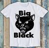 Große Schwarze Katze Musik Lärm Rock Zerstäuber Kratzer Säure Geschenk T-Shirt T-Shirt M1373
