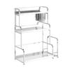 Stainless Steel Kitchen Storage Rack & Knife Holder Organizer