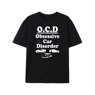 European Sizes Obsessive Car T-shirt Motor Mechanic Garage Present Fathers Day Christmas Joke Classic Car Lover Gift Retro Car