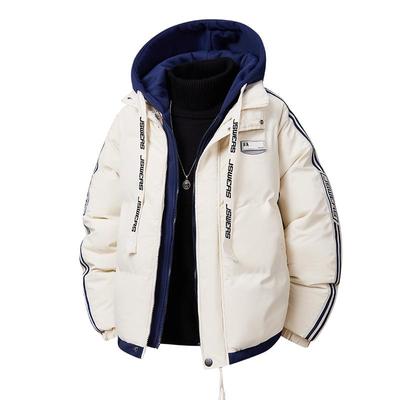 2025 Autumn/Winter Stylish Thick Warm Hooded Cotton Jacket - Wear-Resistant Loose Fit for Couples