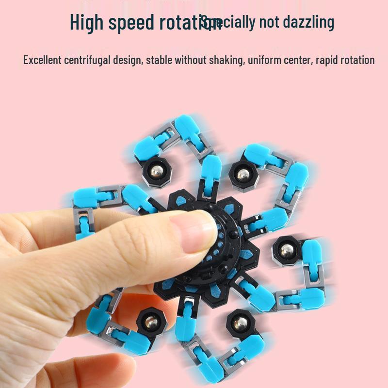 Kids' Transforming Luminous Gyro Decompression Fidget Toy