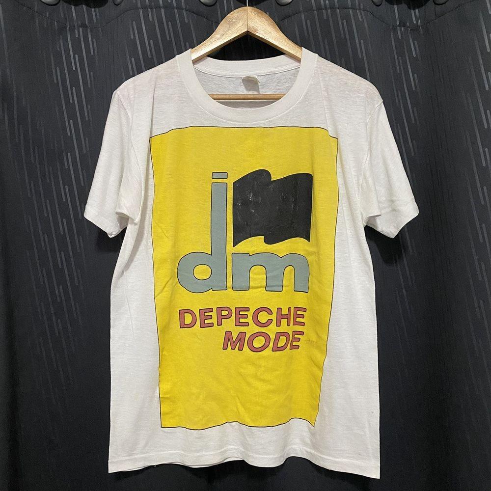 Vintage 80 s Depeche Mode Retro Style White Unisex Tshirt Reprint KH10928 XXXXL