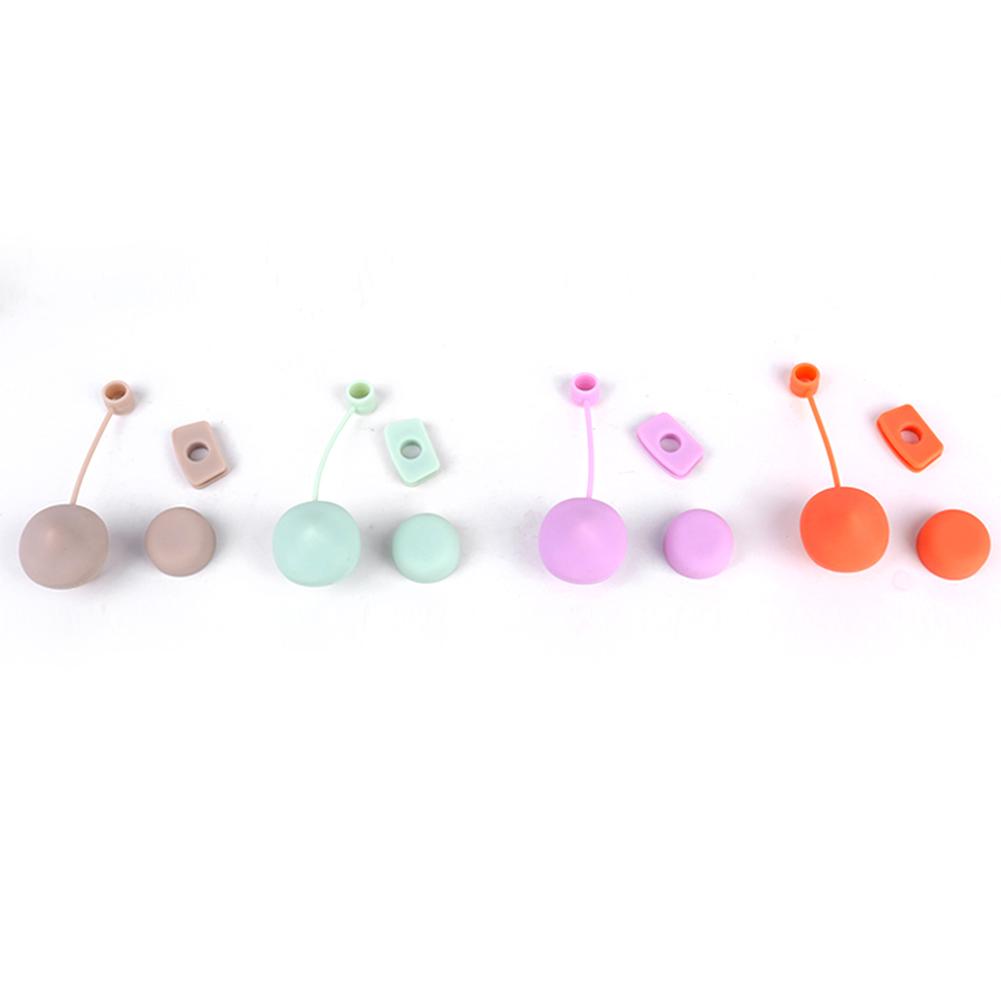 Silicone Spill Stopper Set Cute Mushroom Spill Proof Stopper Set Straw Cap Spill Stopper for Stanley Tumbler Accessories