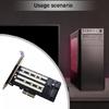 M.2 PCIe NVMe SSD To PCIE 4.0 x4 Adapter Card Full Speed Card PCIE Adapter Card For 2230 2242 2260 2280 M.2 NVME SSD