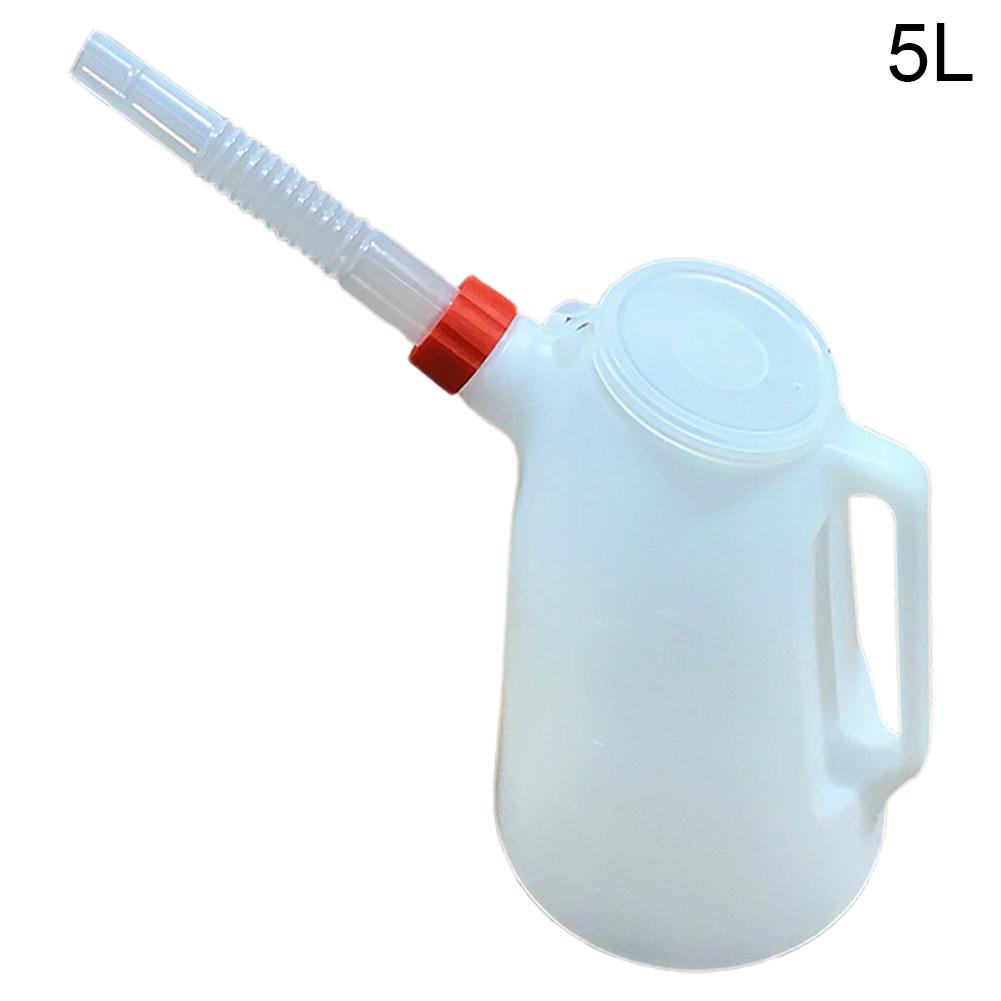 1.2/2/3/4/5L Oil Measuring Jug With Flexible Spout Oil For Automotive,Boat&Motorcycle Can Plast J0C8