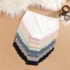 3PCS Women Seamless Panties Ultra Thin Breathable Underwear Sexy Low Waist Briefs Female Elastic Wavy Side Lingerie Uniform Co Practical Use