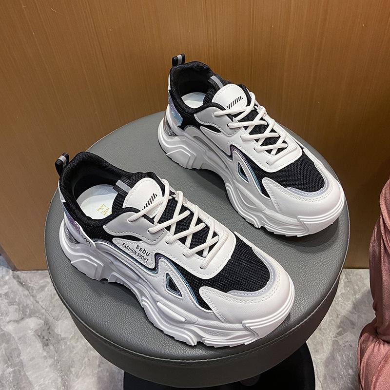 Korean Version of Daddy Shoes Women's  Autumn New Sports Casual Shoes Thick-soled Student Casual Trendy Shoes