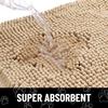 Olanly Dog Door Mat For Muddy Paws Quick Dry Chenille Mud Mat For Dogs Absorbent Dirt Trapper Non-Slip INdoor Door Mat For Floor
