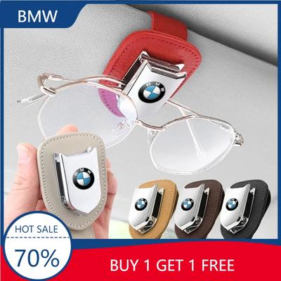 X5 X6 Multifunction Car Sun Visor Glasses Clip Leather Eyeglasses Clip For E46 E39 E90 E60 E30 F10 F11 F20 F30 G20 G30 X1 X3