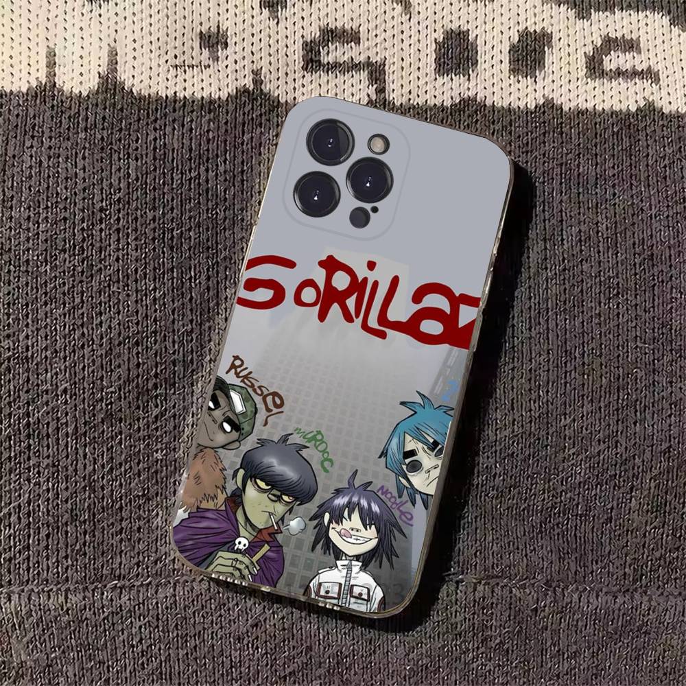 

G-Gorillaz Rock Band Cartoon Phone Case For iPhone17 16 15 14 13 12 11 Pro Xs Max Mini Plus Antislip Shockproof Hard iPhone13PRO