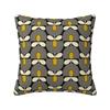 Orla Kiely Fiori Scandinavi Federa Cuscino Arredo Casa Quadrata Poliestere Stampa Double Face