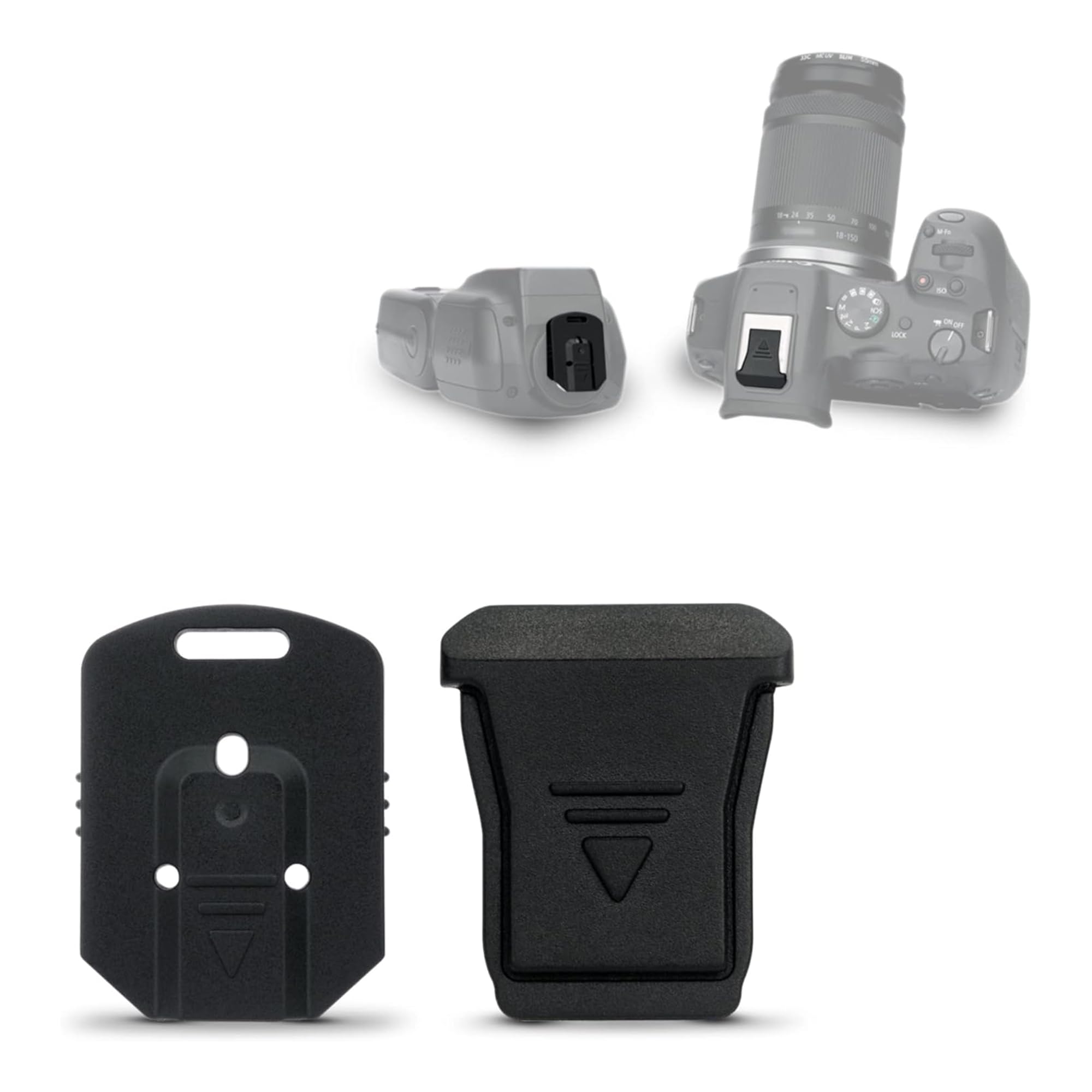

JJC Canon Hot Shoe and Connector Protection Cap Kit for Canon EOS 430EX 600EX Compatible with Canon ER-SC2 R10, R7, R5C, R3, III-RT, II-RT, 470EX-AI,