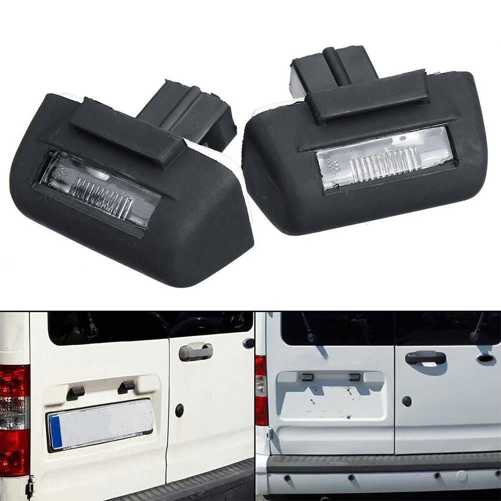 2Pc LED License plate lamp Rear Number Plate Lamp For Ford Transit MK6 MK7 1985-2013 For Ford Transit Connect 2002-2013