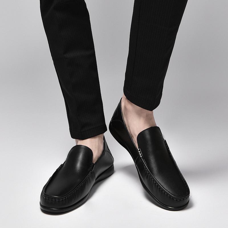 Fashion Fashion Genuine Leather Men Shoes Italian Handmade Shoes Men Luxury Shoes Mens Casual Shoes Loafers Mens Slip-On Driving Shoes