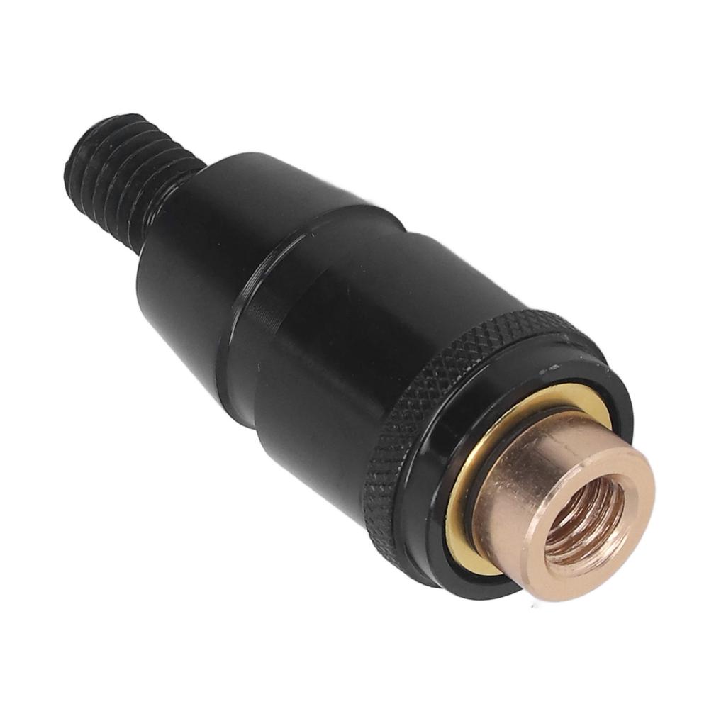 8mm Fishing Net Rod Pod Connector Anti Rotation Screw Net Head Adapter Universal Connector Fishing Accessories Black
