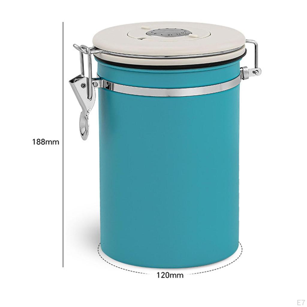 Coffee Canister Stainless Steel Home Airtight Food Storage Container for Tea