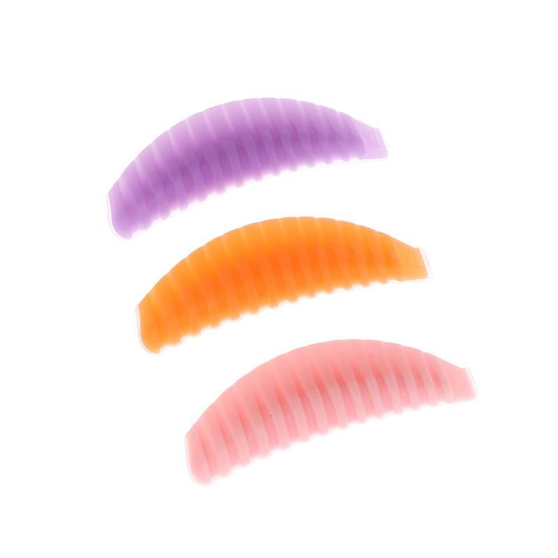 4 Perechi Tampoane Reutilizabile pentru Lifting de Gene Silicon Lamination Pad Tije Permamentare cu Striații Verticale Instrument Machiaj Curler Extensii Gene 3D