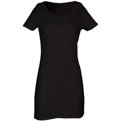 Ladies/Womens Scoop Neck T-Shirt Dress