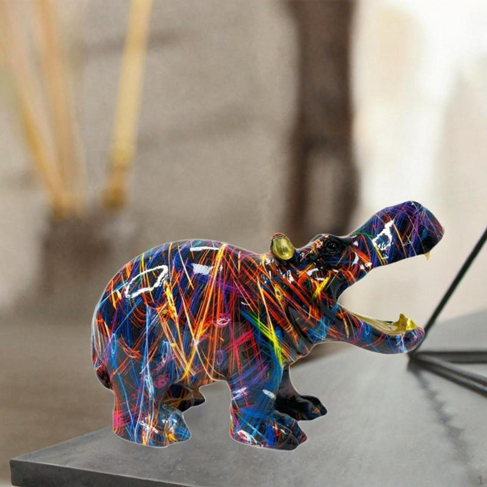 

Большая пасть фигурка украшение полки скульптура животного Colorful