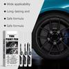 15Pcs White Tire Paint Pen Water Resistant Tire Marker Pen White Paint Pen Quick Drying For Car Tires Scratch Repair