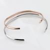Zanypolo Tarzini Diamond Stainless Steel Pair Bangle