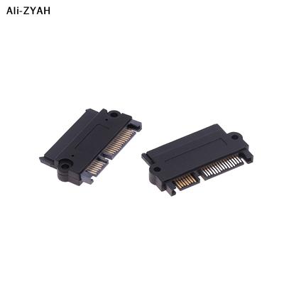 1Pc SFF-8482 SAS To SATA 180 Degree Angle Adapter Converter Straight Head SATA To SATA Converter