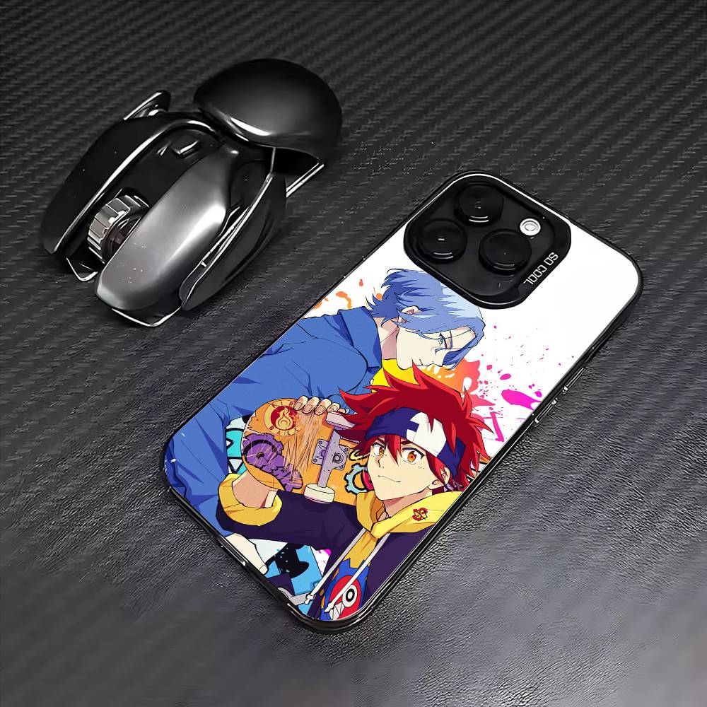 S-SK8 ANime the InfinityS  Phone Case For iPhone17,16,15,14,13,12,11 Plus,Pro Max Colored Silver Plated Inside Cover iPhone16promax