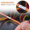 200pcs Tinned Copper Non Insulated Butt Connectors Kit Metal Uninsulated Crimp Wire Connectors  DIY