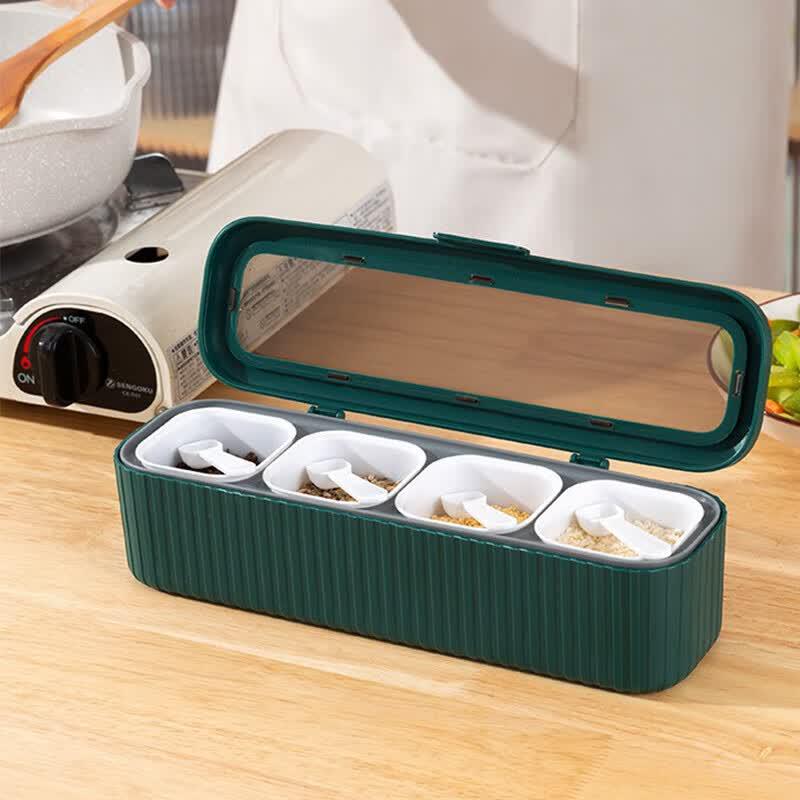 Chahua 4-Compartment Seasoning Box
