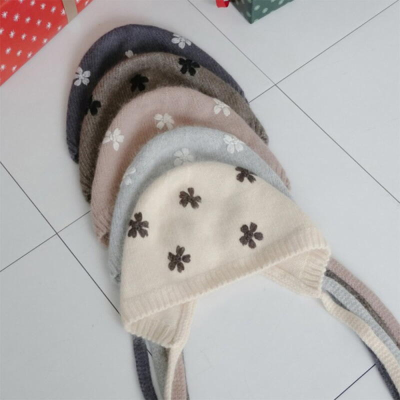 Women's Thin Winter Hooded Beanie Cute Hat