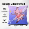 popular my friend rabbit Cushion Cover Comfortable Reversible Pillow Cover Ideal for Car Sofa Bedroom & Beyond